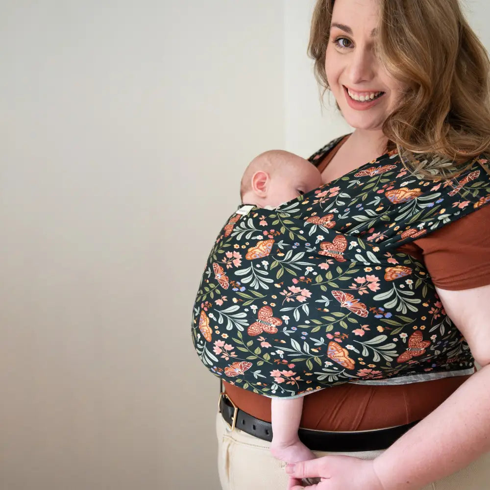 Softiny™ Noir Floral Wrap